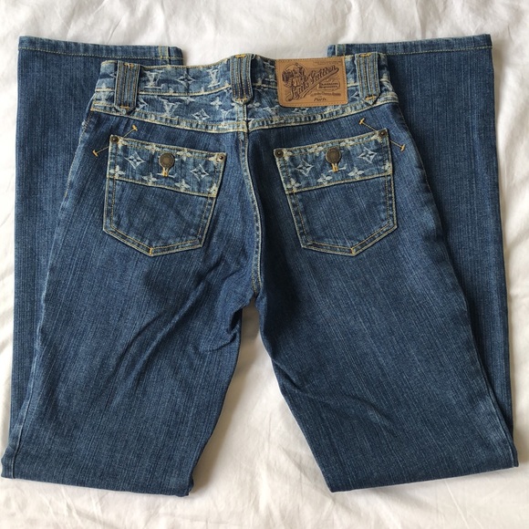 Authentic Louis Vuitton monogram denim jeans - Picture 2 of 8
